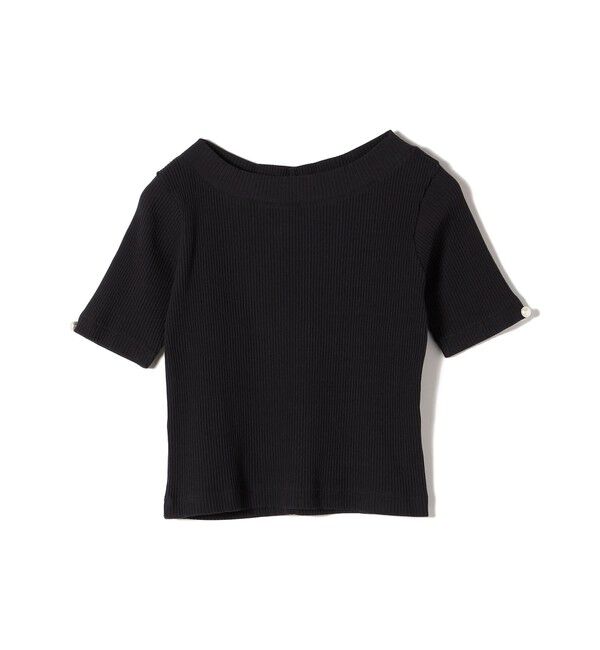 SHIPS for women「*オーガニックコットン バック クロス リブ トップス◇」|Tシャツ・カットソー|