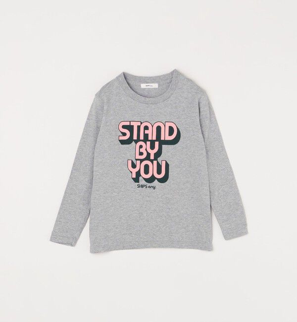 SHIPS any「SHIPS any: タイポグラフィー プリント ロンT<KIDS>◇」|Tシャツ・カットソー|