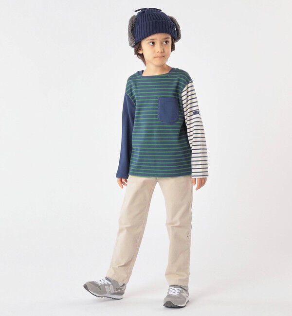 SHIPS KIDS「SHIPS KIDS:フェイクファー フラップ ワッチ」|ニット帽|
