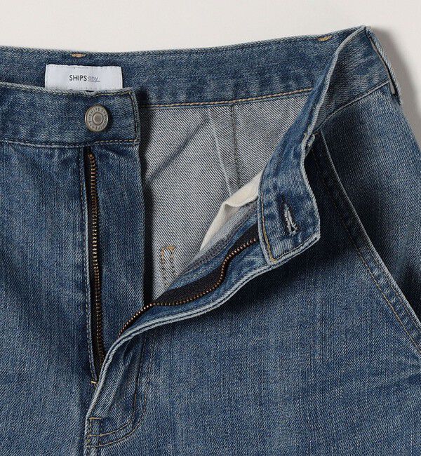 SHIPS any「《一部追加予約》SHIPS any:〈洗濯機可能〉コクーンペインター デニムパンツ［SHIPS any DENIM］」|デニム|