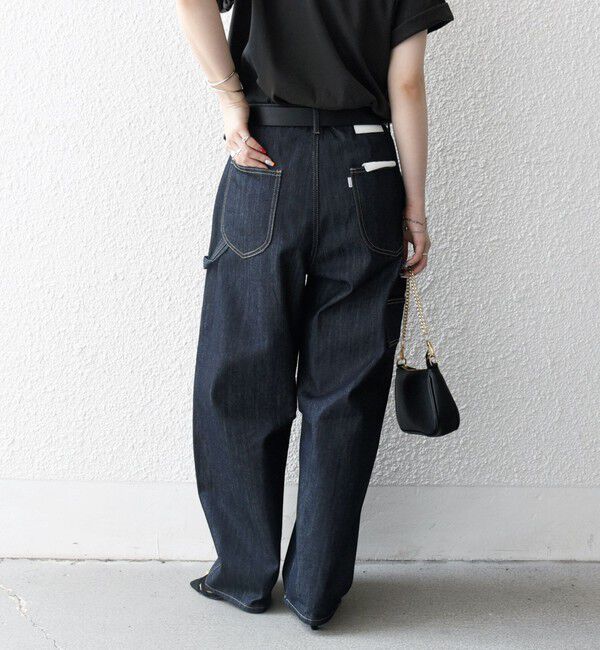 SHIPS any「《一部追加予約》SHIPS any:〈洗濯機可能〉コクーンペインター デニムパンツ［SHIPS any DENIM］」|デニム|