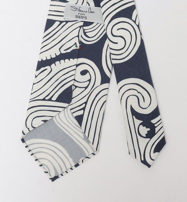 SHIPS「【SHIPS別注】Stefano cau: モチーフ プリント ネクタイ」|ネクタイ・蝶ネクタイ|