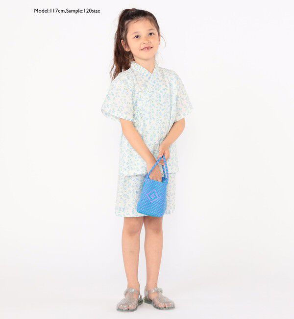 SHIPS KIDS「【WEB限定】SHIPS KIDS:100～130cm / 花柄/トンボ柄 甚平」|その他|