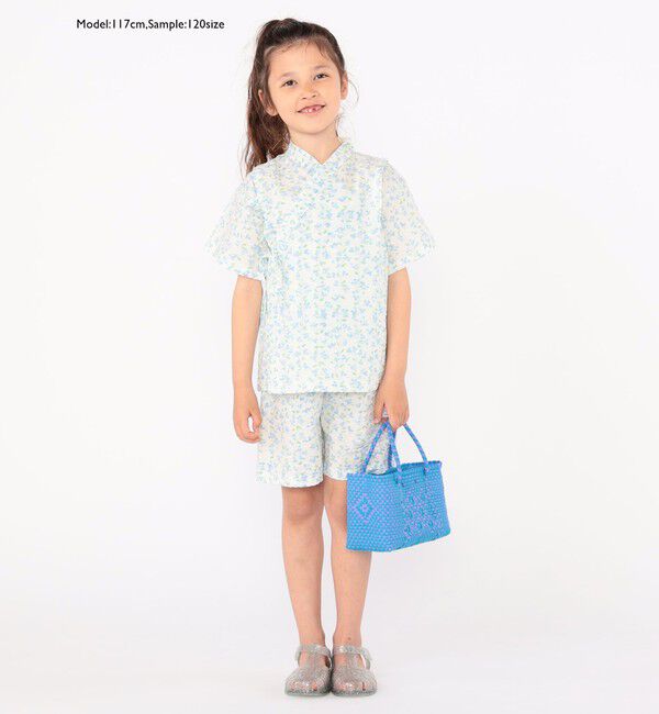 SHIPS KIDS「【WEB限定】SHIPS KIDS:100～130cm / 花柄/トンボ柄 甚平」|その他|