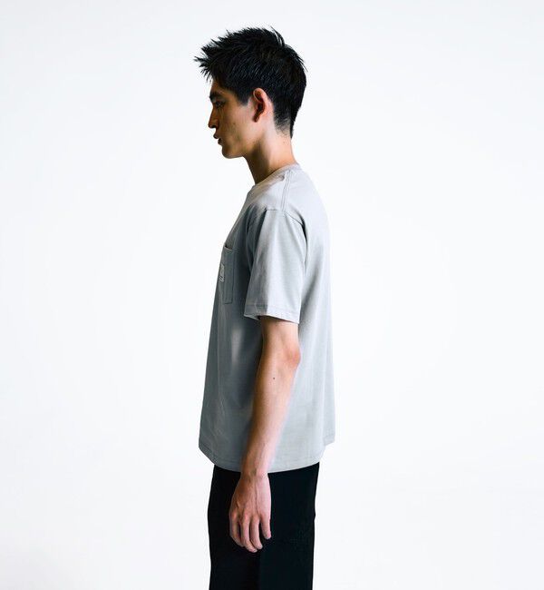 SHIPS「City Ambient Products: スクエアロゴ ポケット Tシャツ」|Tシャツ・カットソー|