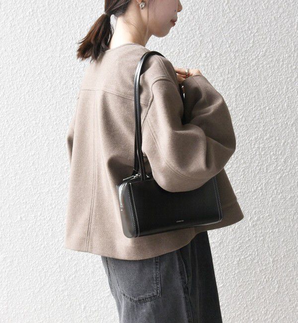 SHIPS any「SHIPS any: エア ニードル ポケット コンパクト ノーカラー ジャケット」|ノーカラージャケット|