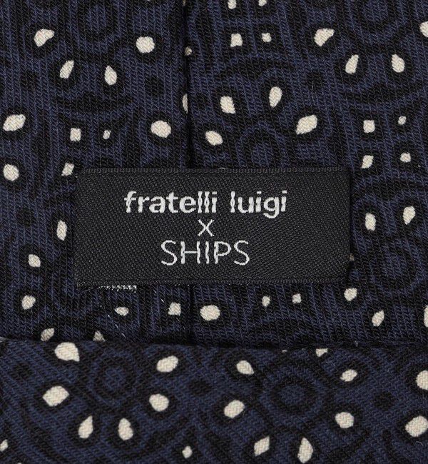 SHIPS「Fratelli Luigi: メダリオン ウール プリント ネクタイ」|ネクタイ・蝶ネクタイ|