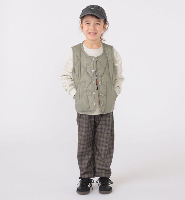 SHIPS KIDS「SHIPS KIDS:100～130cm / チェック テーパード パンツ」|その他|