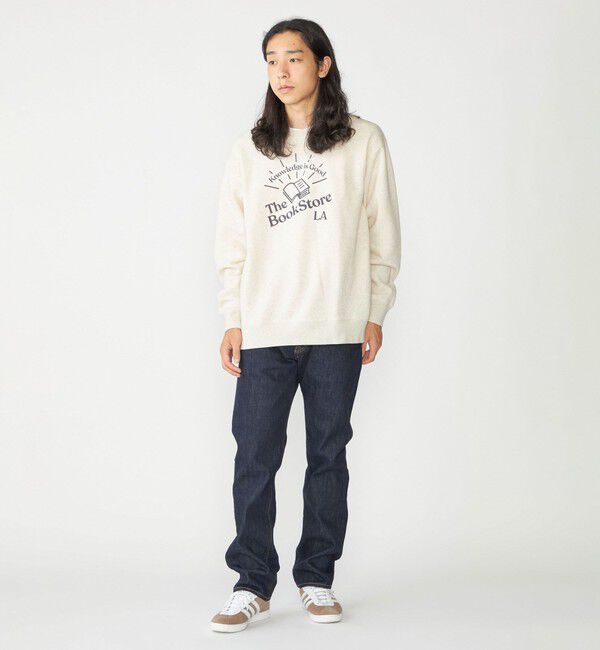 SHIPS「SHIPS: コットン ポリエステル プリント ライト クルーネック スウェット」|スウェット・ジャージ|