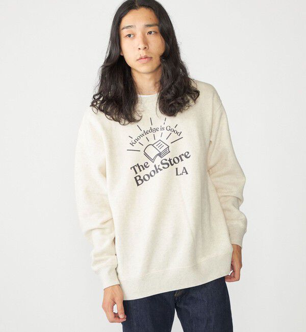 SHIPS「SHIPS: コットン ポリエステル プリント ライト クルーネック スウェット」|スウェット・ジャージ|