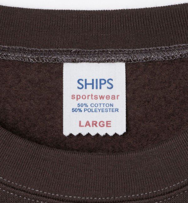SHIPS「SHIPS: コットン ポリエステル プリント ライト クルーネック スウェット」|スウェット・ジャージ|