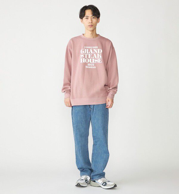 SHIPS「SHIPS: コットン ポリエステル プリント ライト クルーネック スウェット」|スウェット・ジャージ|