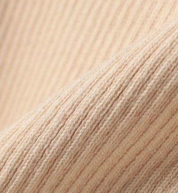 SHIPS KIDS「SHIPS KIDS:85～95cm /〈手洗い可能〉リブ フリル タートルネック ニット」|ニット・セーター|