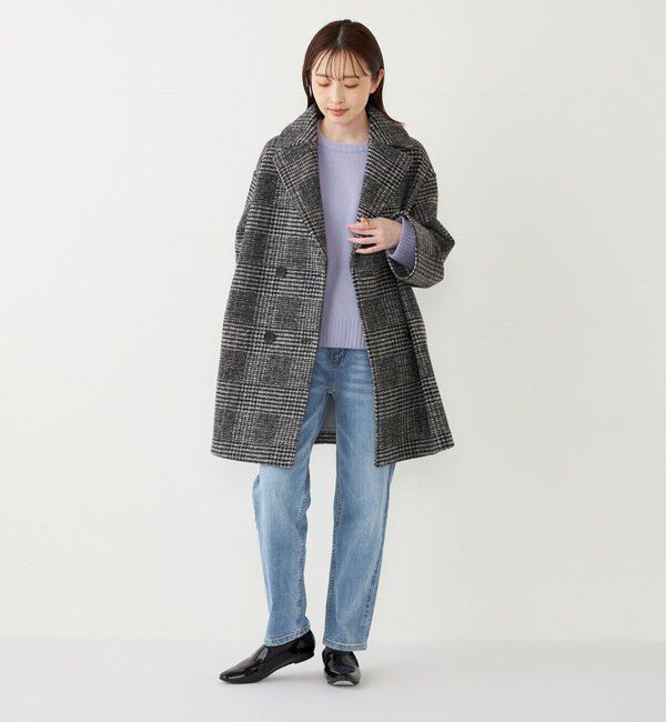 SHIPS Colors 「SHIPS Colors: スライバー ボンディング ピーコート」|ピーコート|