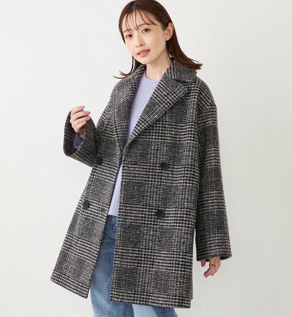 SHIPS Colors 「SHIPS Colors: スライバー ボンディング ピーコート」|ピーコート|