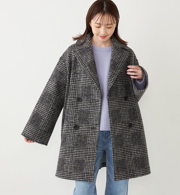 SHIPS Colors 「SHIPS Colors: スライバー ボンディング ピーコート」|ピーコート|