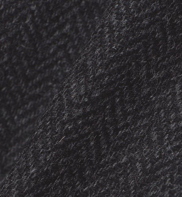 SHIPS「【 SHIPS別注】Errico Formicola: ヘリンボーン ツイード ステンカラーコート」|ステンカラーコート|