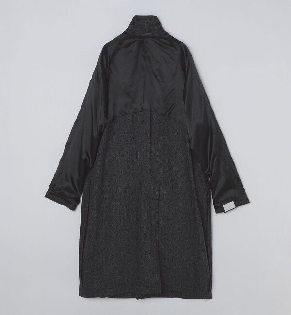 SHIPS「【 SHIPS別注】Errico Formicola: ヘリンボーン ツイード ステンカラーコート」|ステンカラーコート|