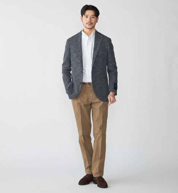 SHIPS「SHIPS: LANIFICIO ROMA メランジ ジャージー ジャケット」|テーラードジャケット|