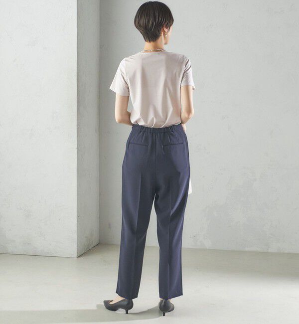 SHIPS for women「〈手洗い可能〉SORONA(R) クルーネック TEE」|Tシャツ・カットソー|