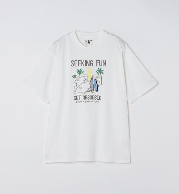 SHIPS Colors 「SHIPS Colors: パッチワーク プリント Tシャツ」|Tシャツ・カットソー|