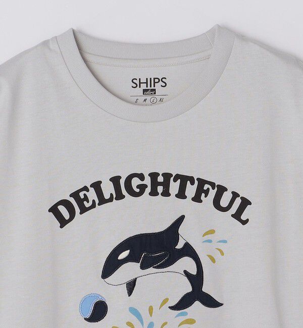 SHIPS Colors 「SHIPS Colors: パッチワーク プリント Tシャツ」|Tシャツ・カットソー|