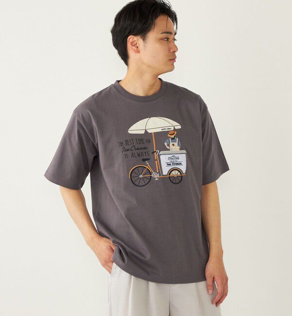 SHIPS Colors 「SHIPS Colors: パッチワーク プリント Tシャツ」|Tシャツ・カットソー|