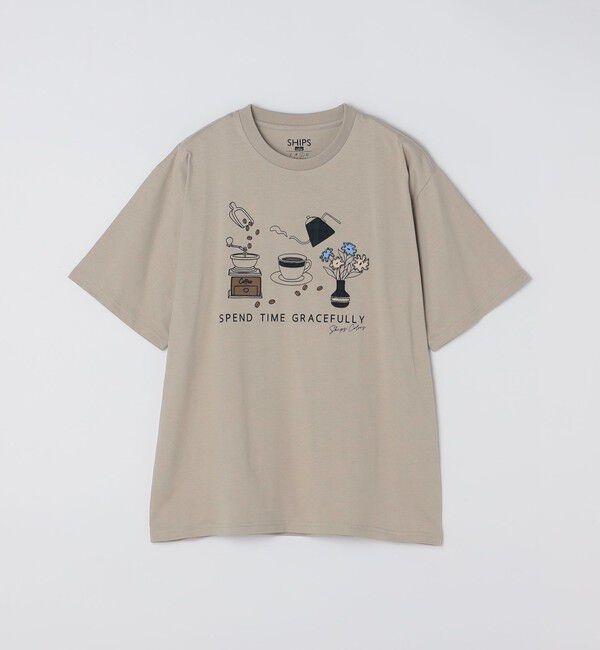 SHIPS Colors 「SHIPS Colors: パッチワーク プリント Tシャツ」|Tシャツ・カットソー|