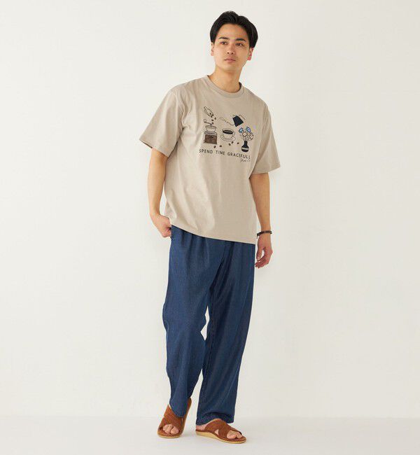 SHIPS Colors 「SHIPS Colors: パッチワーク プリント Tシャツ」|Tシャツ・カットソー|