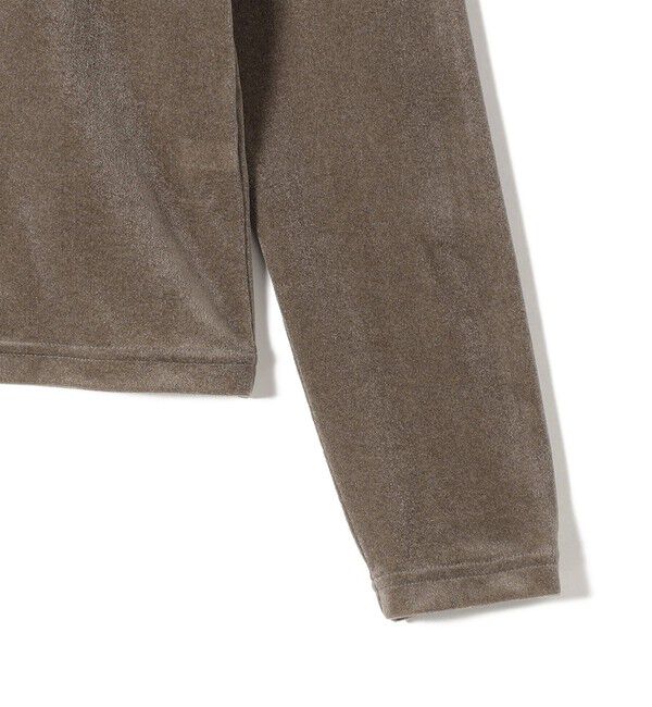 SHIPS for women「〈手洗い可能〉シアー トリコット  ポリエステル ベロア 前後2WAY ロングスリーブ」|Tシャツ・カットソー|