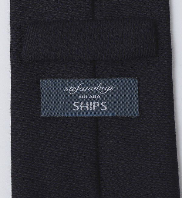 SHIPS「Stefanobigi: ウール ツイル ソリッド ネクタイ」|ネクタイ・蝶ネクタイ|