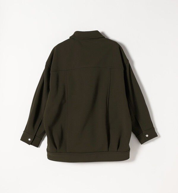 quaranciel「quaranciel:〈洗濯機可能〉ダンボール 裏起毛 コクーン オーバー シャツ ジャケット」|ブルゾン・スタジャン|