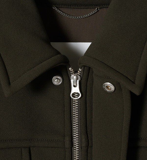 quaranciel「quaranciel:〈洗濯機可能〉ダンボール 裏起毛 コクーン オーバー シャツ ジャケット」|ブルゾン・スタジャン|