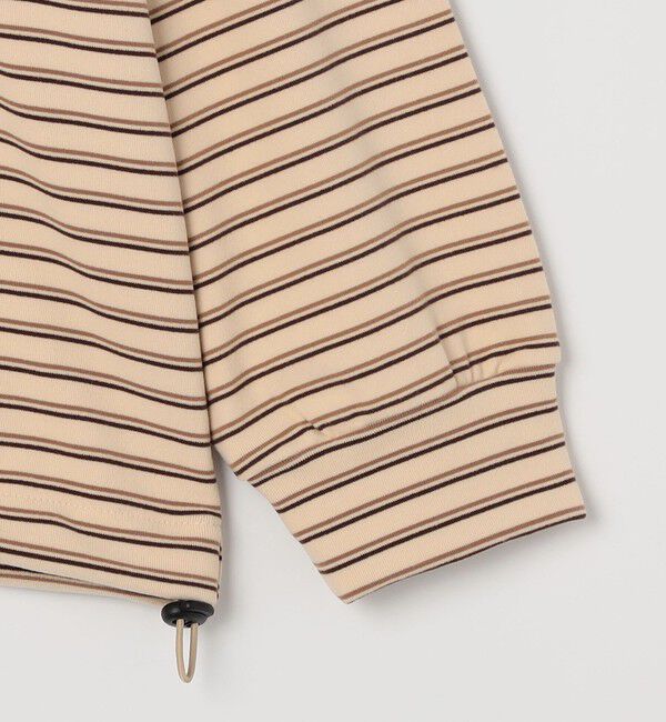 SHIPS any「SHIPS any: ブラッシュド マルチボーダー ヘムタック スピンドル ポロシャツ◇」|ポロシャツ|