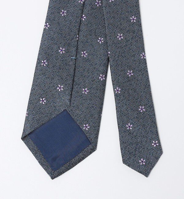 SHIPS Colors 「SHIPS Colors:日本製 シルク フラワー 小紋柄 ネクタイ」|ネクタイ・蝶ネクタイ|