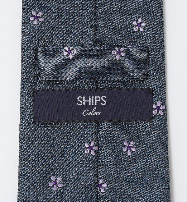 SHIPS Colors 「SHIPS Colors:日本製 シルク フラワー 小紋柄 ネクタイ」|ネクタイ・蝶ネクタイ|