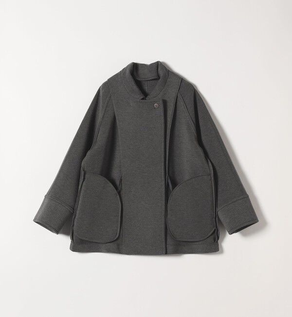 quaranciel「《追加予約》quaranciel:〈手洗い可能〉ダンボール ステンカラー ジャケット コート25AW」|ステンカラーコート|