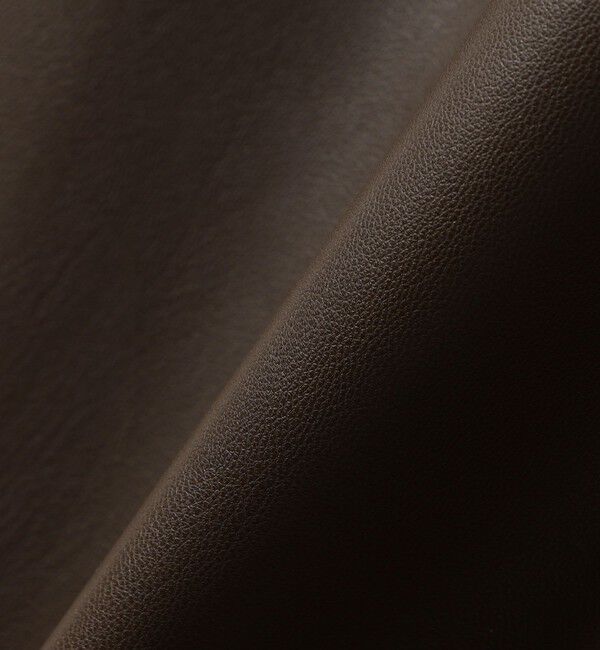 SHIPS for women「〈手洗い可能〉合成皮革 ウエスト ゴム スカート」|スカート|