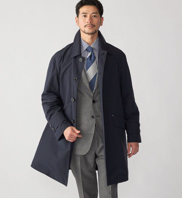 SHIPS「MACKINTOSH: HUMBIE SL ライト ウェイト ステンカラー コート」|ステンカラーコート|