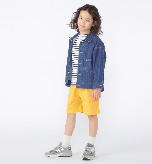 SHIPS KIDS「SHIPS KIDS:100～130cm /ボーダー ロングスリーブTシャツ」|Tシャツ・カットソー|