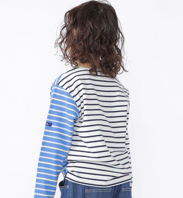 SHIPS KIDS「SHIPS KIDS:100～130cm /ボーダー ロングスリーブTシャツ」|Tシャツ・カットソー|