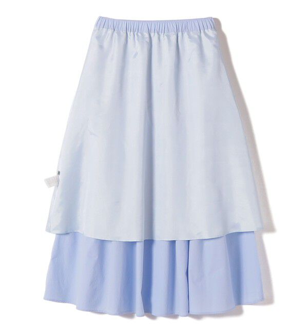 SHIPS for women「《予約》〈 接触冷感 / 撥水加工〉TEXBRID(R) タフタ ギャザー スカート」|スカート|
