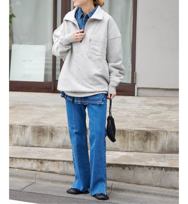 OUTDOOR PRODUCTS Usual Things「ULT LOOPWHEEL DRIVER TOP」|スウェット・ジャージ|