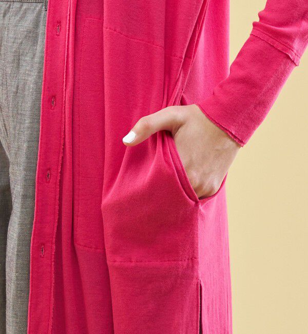 GALERIE VIE「ガーゼフライスジャージー ロングカーディガン」|カーディガン|