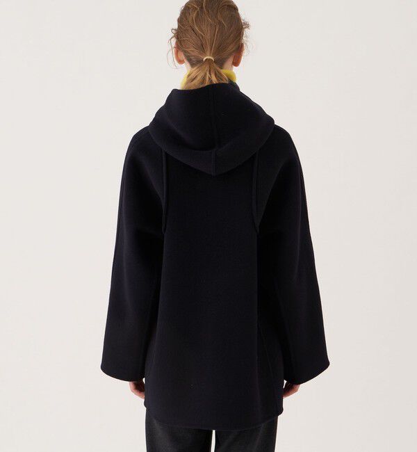ウールカシミヤダブルフェイス フーデットコート（GALERIE VIE