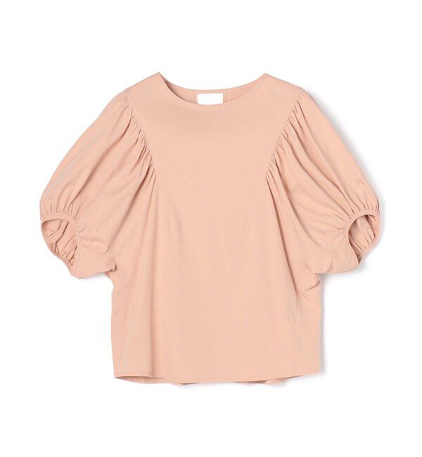 DES PRES「ソフトプレーンジャージー パフスリーブプルオーバー」|Tシャツ・カットソー|33 ピンク