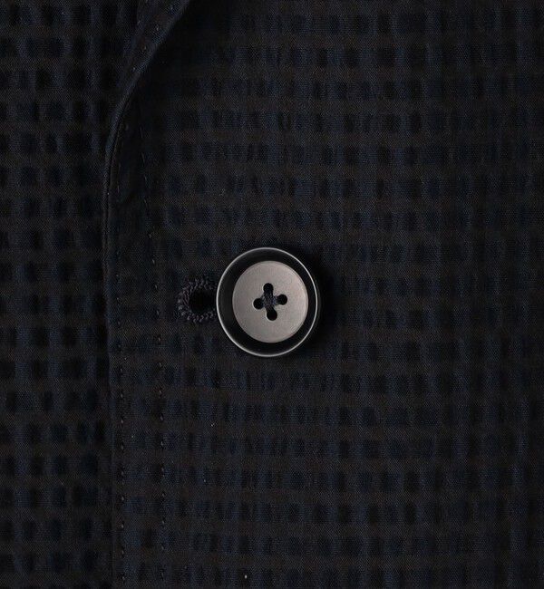 TOMORROWLAND MENS「シルクコットンシアサッカー シングルブレステッド3Bジャケット」|テーラードジャケット|