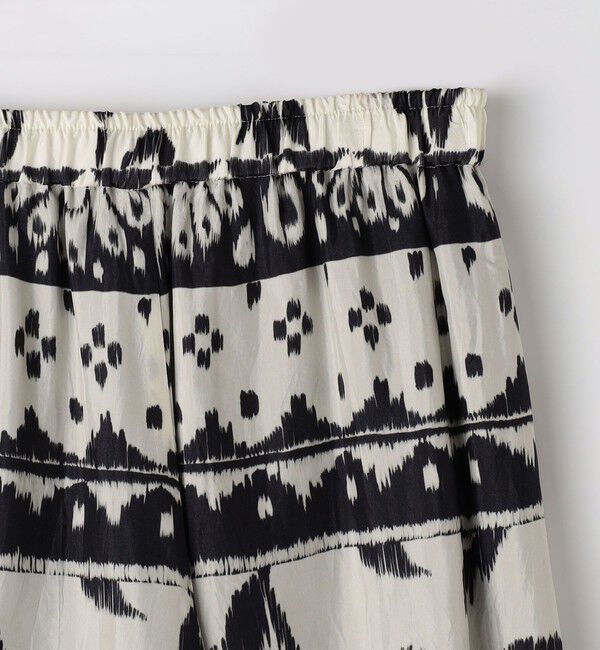 GALERIE VIE「イカットプリント　ワイドイージーパンツ」|チノ|