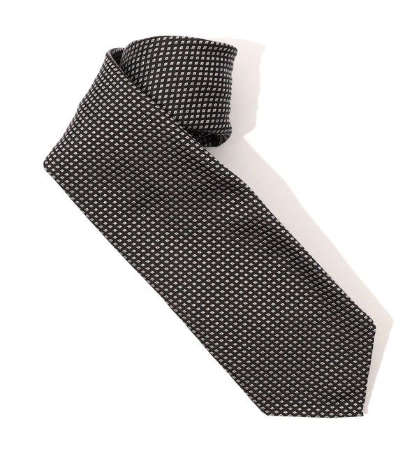 TOMORROWLAND GOODS「TOMORROWLAND MADE IN IATLY シルク 小紋柄ネクタイ」|ネクタイ・蝶ネクタイ|18 ブラック系