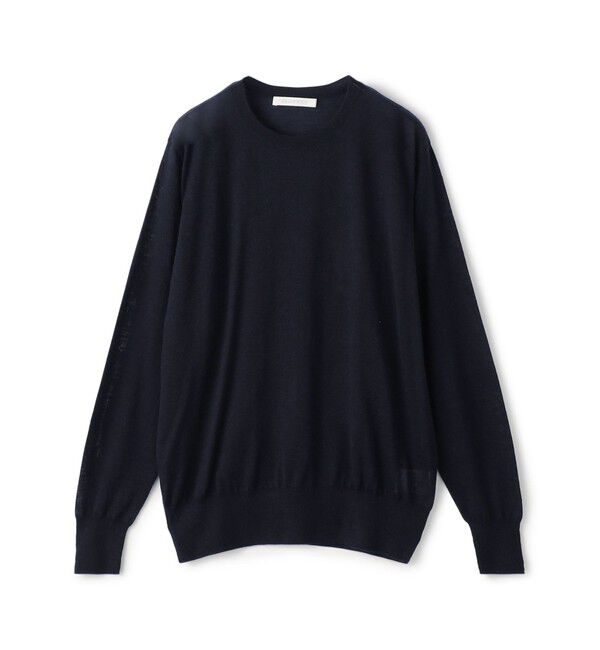 GALERIE VIE「 ウーステッドカシミヤ クルーネックプルオーバー」|ニット・セーター|69 ネイビー